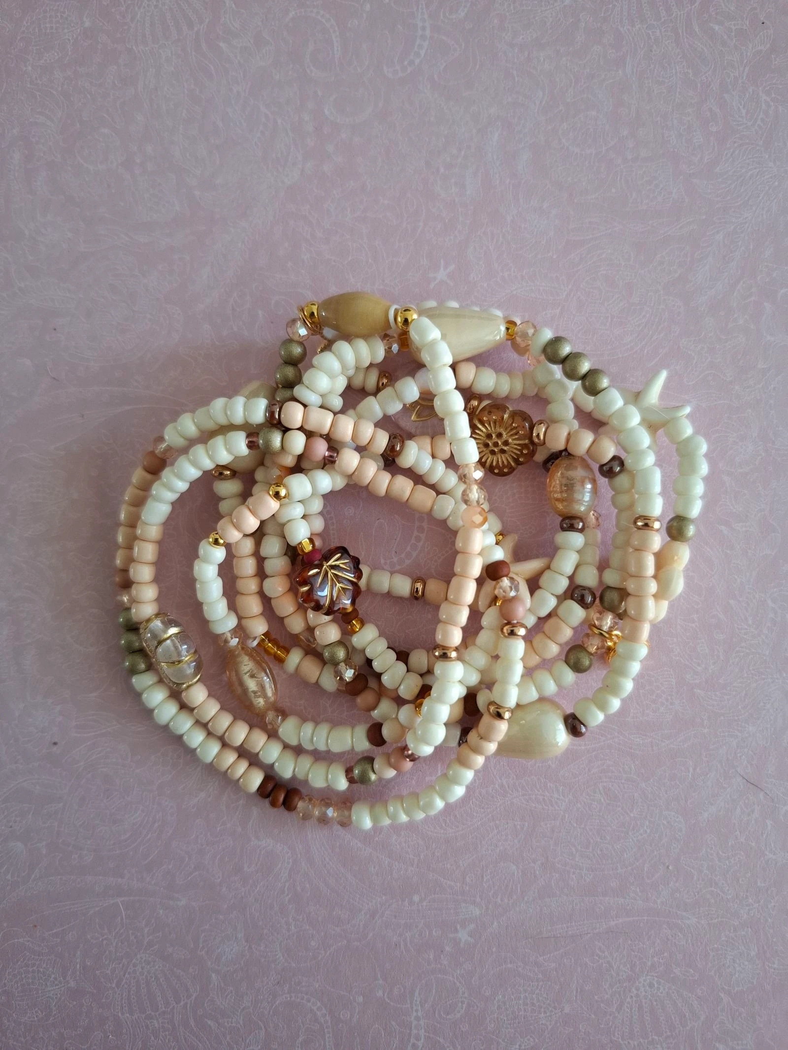 Pulsera/pulsera envolvente marfil – photo 2
